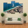 UAE Burj Al Arab is a luxury 5 star hotel built on an artificial island in front of Jumeirah beach Multi panel canvas wall art