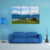 A traditional house with iconic Maninjau Lake in Bukit Tinggi Sumatera Indonesia multi panel canvas wall art