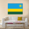 Rwanda Flag Vector Format Multi panel canvas wall art