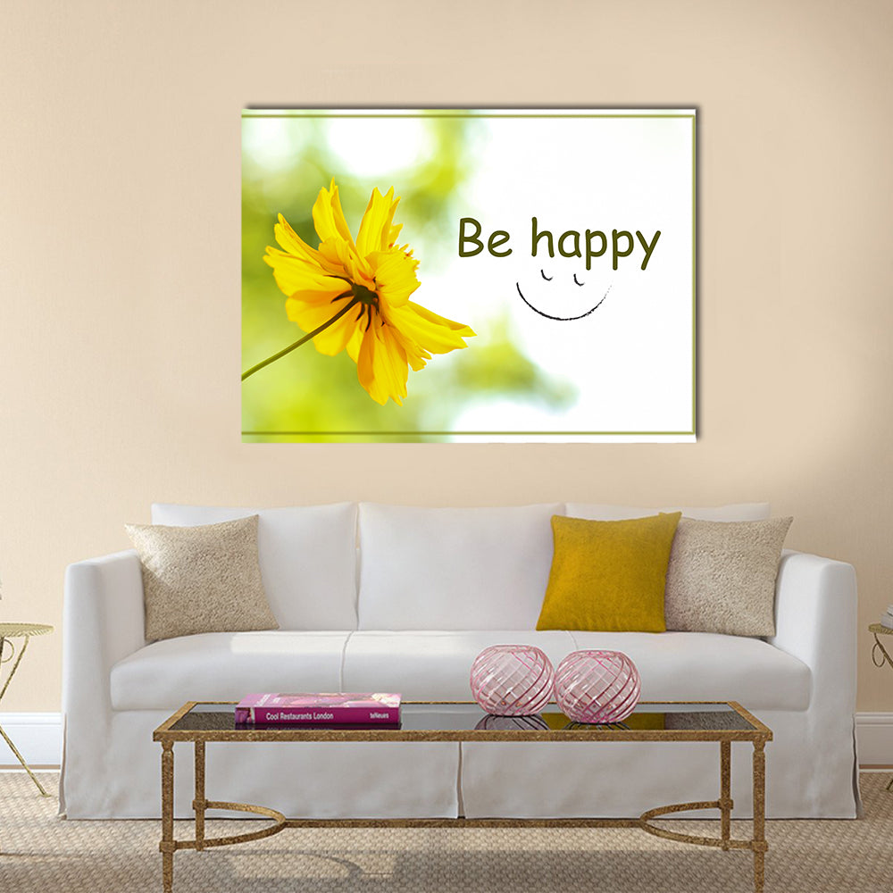 Be happy, Multi Panel Canvas Wall Art