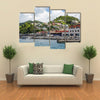 Many Colorful Homes on Grenada Hillside Multi panel canvas wall art