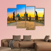 Prague, Charles Bridge and Old Town, Czech Republic multi panel canvas wall art