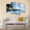 Beach Beauty in Nature Blue Cloud Sky Coast Multi panel canvas wall art