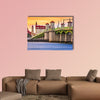 St. Augustine, Florida, USA city skyline and Bridge of Lions wall art