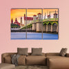 St. Augustine, Florida, USA city skyline and Bridge of Lions wall art