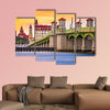 St. Augustine, Florida, USA city skyline and Bridge of Lions wall art