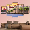 St. Augustine, Florida, USA city skyline and Bridge of Lions wall art