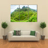 Lines of northwest Vietnam's most rugged Pass with beautiful winding Multi panel canvas wall art