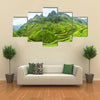 Lines of northwest Vietnam's most rugged Pass with beautiful winding Multi panel canvas wall art