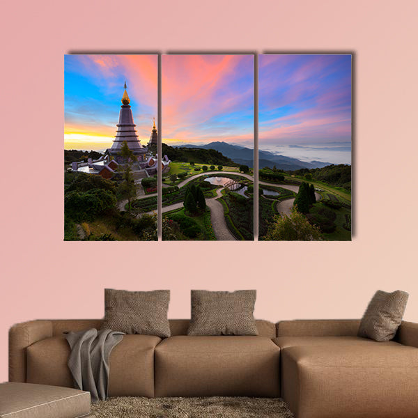 The Great Holy Relics Pagoda Thailand multi panel canvas wall art