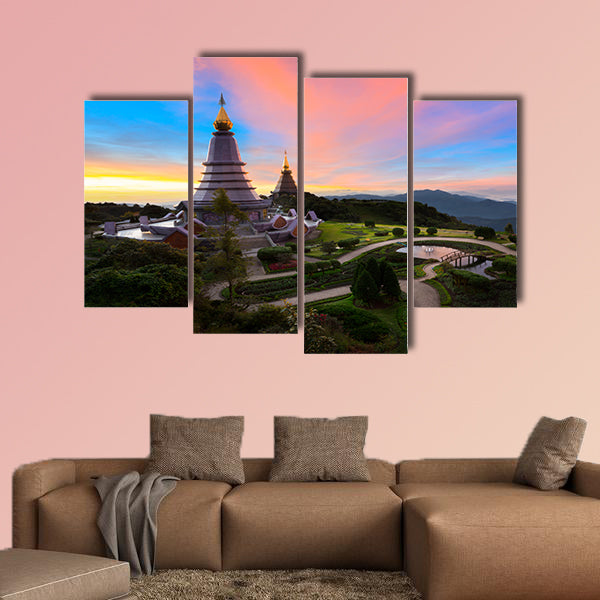 The Great Holy Relics Pagoda Thailand multi panel canvas wall art