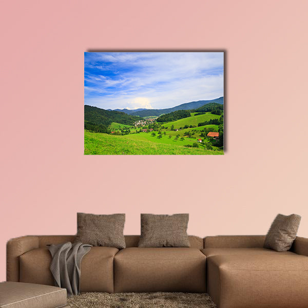 Panorama of summer Landscape, please see also other my picture Multi panel canvas wall art