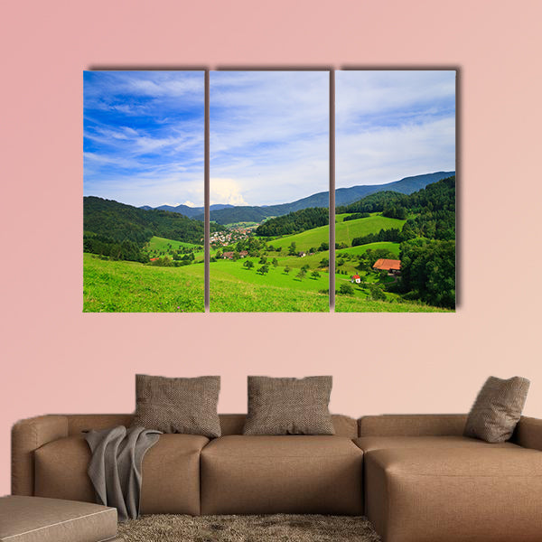 Panorama of summer Landscape, please see also other my picture Multi panel canvas wall art