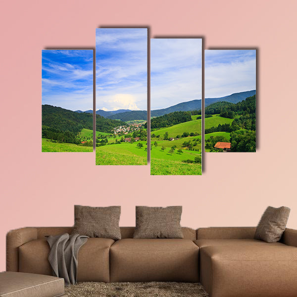 Panorama of summer Landscape, please see also other my picture Multi panel canvas wall art