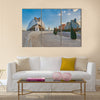 Opera house of City of Arts & Sciences complex in Valencia in sunset light multi panel canvas wall art