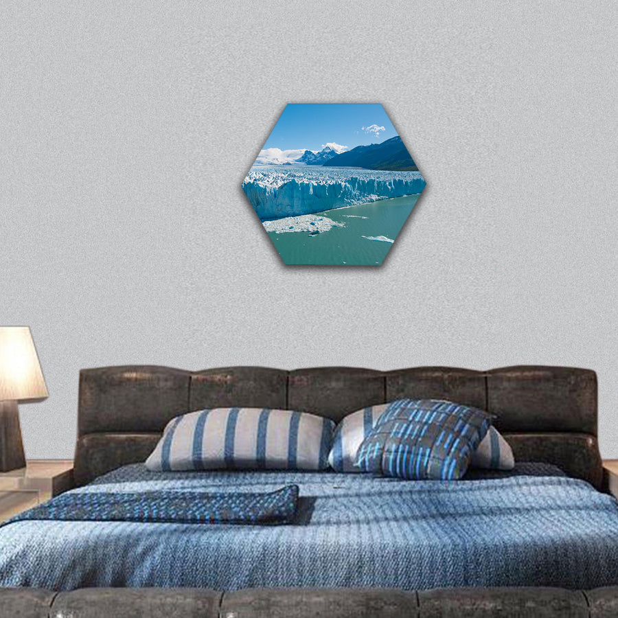 Perito Moreno Glacier, Argentina hexagonal canvas wall art