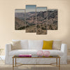 Mlilwane wildlife nature reserve mountain and tree in Swaziland Multi Panel Canvas Wall Art