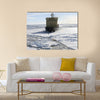 icebreaker on Antarctica multi panel canvas wall art