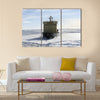 icebreaker on Antarctica multi panel canvas wall art