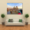 temple in the sea called "wat hongthong" public place for all people multi panel canvas wall art