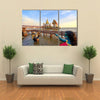 temple in the sea called "wat hongthong" public place for all people multi panel canvas wall art