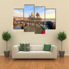 temple in the sea called "wat hongthong" public place for all people multi panel canvas wall art