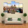 temple in the sea called "wat hongthong" public place for all people multi panel canvas wall art