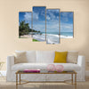 Beach Blue Cloud Sky Beauty in Nature Coastal Feature Multi panel canvas wall art