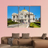 The Palacio de Bellas Artes or Palace Theater in Mexico City multi panel canvas wall art