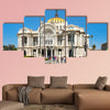 The Palacio de Bellas Artes or Palace Theater in Mexico City multi panel canvas wall art