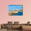 The fortress and lighthouse of El Morro of Havana in Cuba multi panel canvas wall art