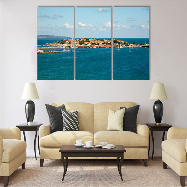 The ancient Nessebar town, Bulgaria Multi panel canvas wall art