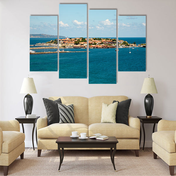The ancient Nessebar town, Bulgaria Multi panel canvas wall art