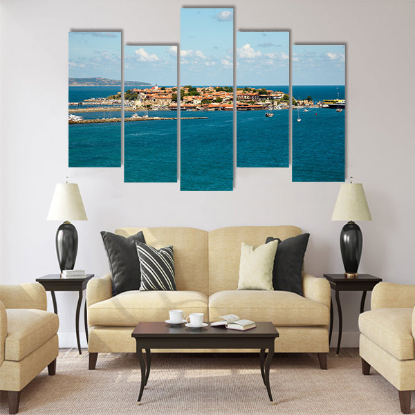 The ancient Nessebar town, Bulgaria Multi panel canvas wall art