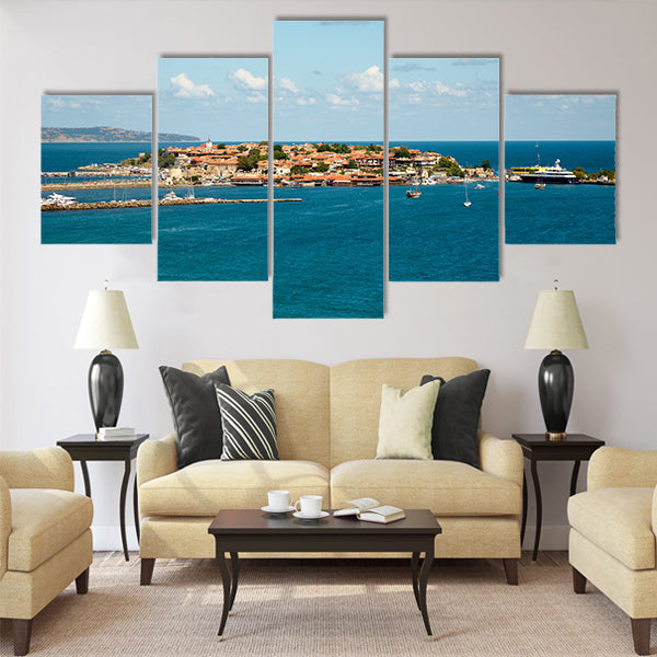 The ancient Nessebar town, Bulgaria Multi panel canvas wall art
