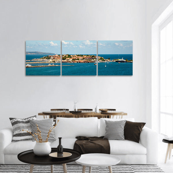 The ancient Nessebar town, Bulgaria Panoramic Canvas Wall Art