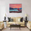 The sun set of Banghwa bridge Multi panel canvas wall art