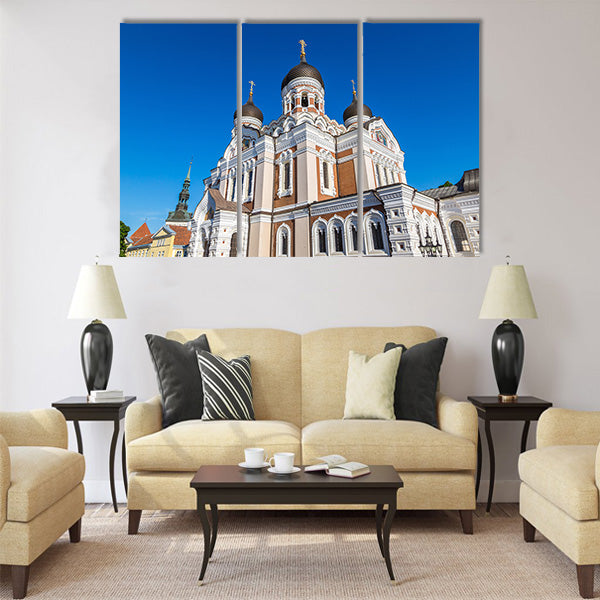 Alexander Nevsky Cathedral in Tallinn Multi panel canvas wall art