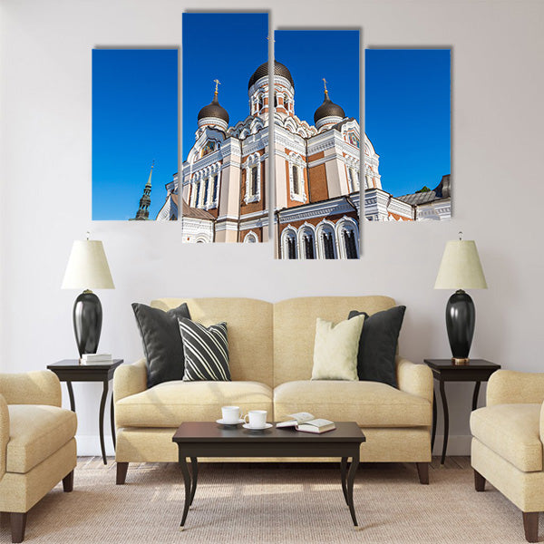 Alexander Nevsky Cathedral in Tallinn Multi panel canvas wall art