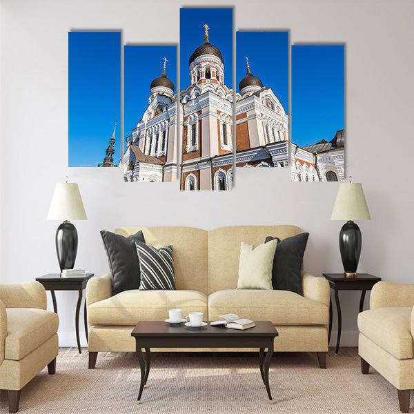 Alexander Nevsky Cathedral in Tallinn Multi panel canvas wall art