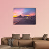 People enjoy the Ipanema Beach at Sunset in Rio de Janeiro multi panel canvas wall art