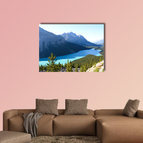 PEYTO Lake in Autumn, Canadian Rockies Multi panel canvas wall art