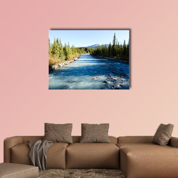 Lake Louise Village in Autumn, Canadian Rockies Multi panel canvas wall art
