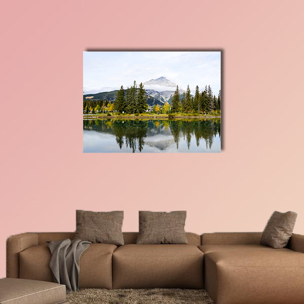 Banff in Autumn, Bow River and Cascade Mountain, Canadian Rockies wall art