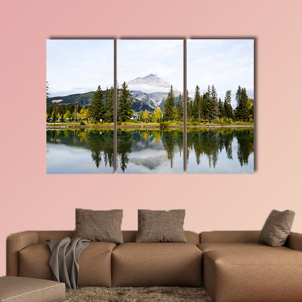 Banff in Autumn, Bow River and Cascade Mountain, Canadian Rockies wall art