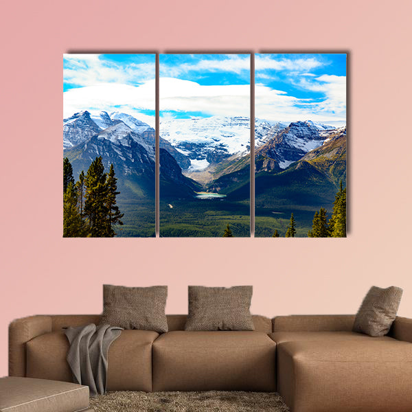 Lake Louise, Canadian Rockies Multi panel canvas wall art