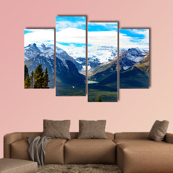 Lake Louise, Canadian Rockies Multi panel canvas wall art