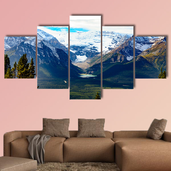 Lake Louise, Canadian Rockies Multi panel canvas wall art