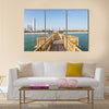 Wooden Pier, Kuwait Multi Panel Canvas Wall Art