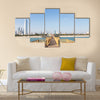 Wooden Pier, Kuwait Multi Panel Canvas Wall Art